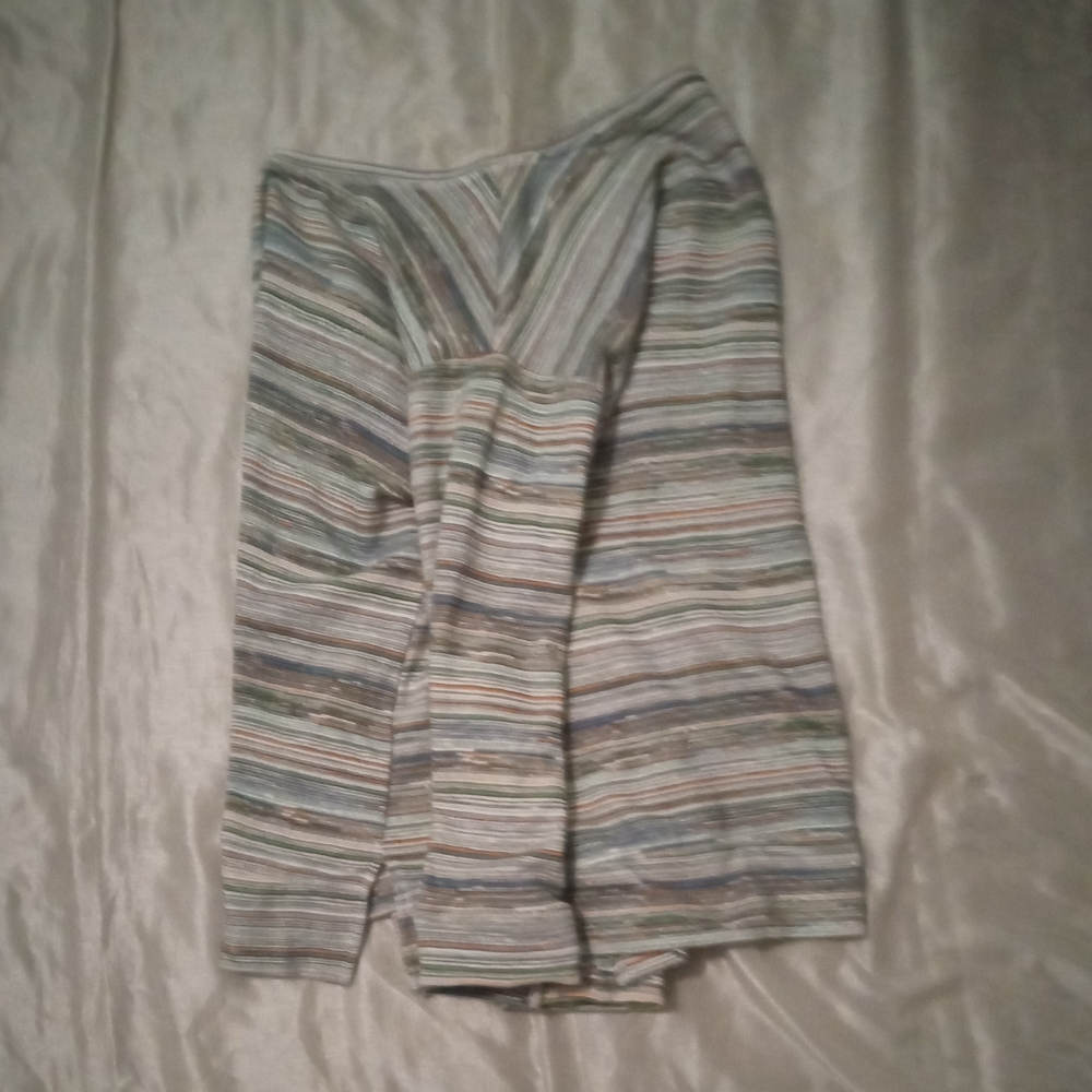 C J Banks Women's Striped Crew Neck Multicolor Sweater Size2X - Picture 3 of 6